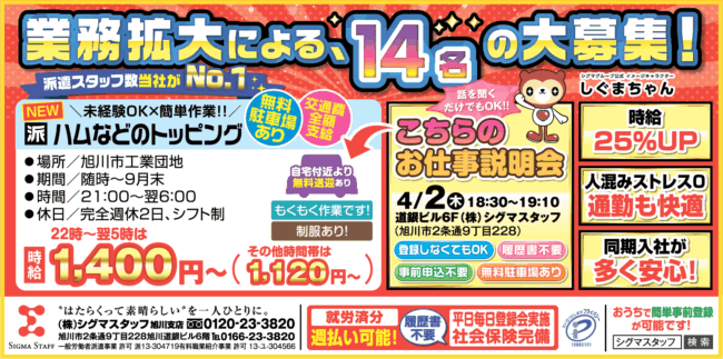 ハムなどのトッピング[派]