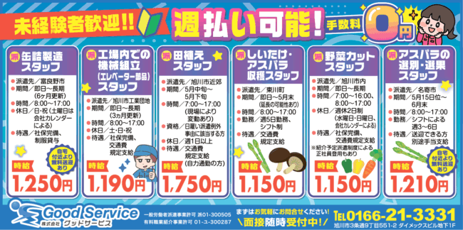 缶詰製造スタッフ[派]