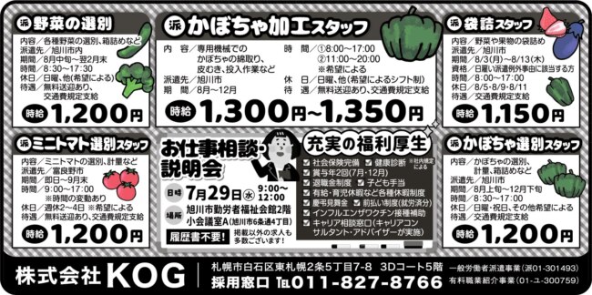 ミニトマト選別スタッフ[派]