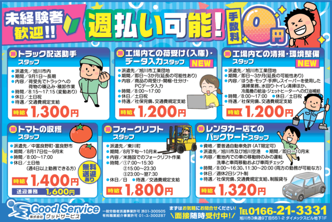 工場内での清掃・環境整備スタッフ派]